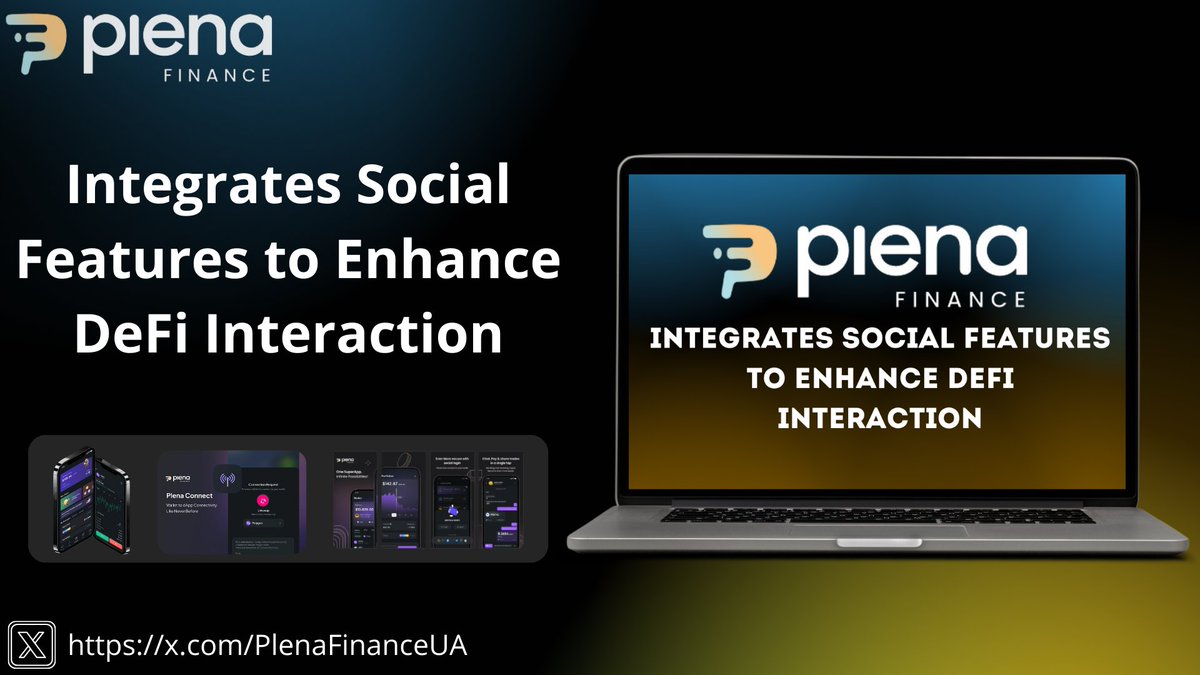 CabralCory59139's tweet photo. How @PlenaFinance Integrates Social Features to Enhance DeFi Interaction
#crypto #web3 #DeFi #CryptoWalletApp https://t.co/qRKig8li3f