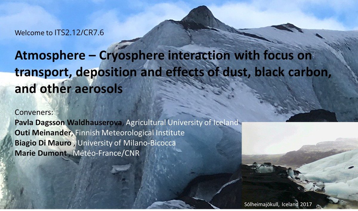 Last opportunity to submit your abstract to the Atmosphere-Cryosphere Session at #EGU2025 is until 12.00 Icetime tomorrow:
meetingorganizer.copernicus.org/EGU25/session/…
<a href="/OMeinander/">Outi Meinander</a> <a href="/DiMauro_b/">Biagio Di Mauro</a> <a href="/mpneige/">Marie Dumont</a>