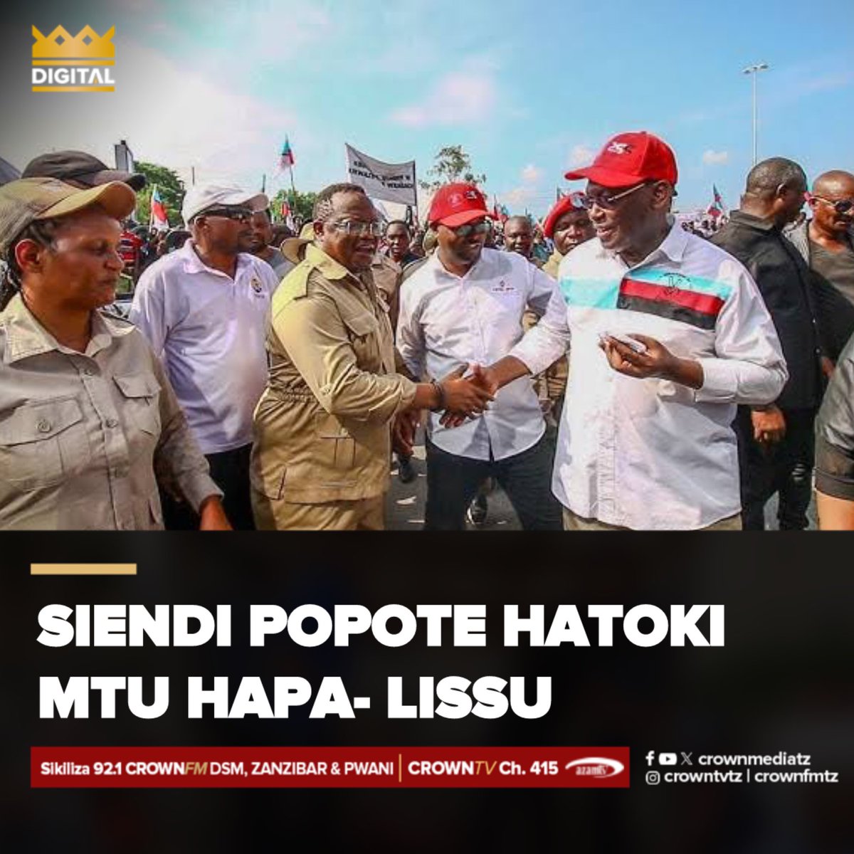 “Nikishindwa katika Uchaguzi huu, kwenye historia itabaki sijawahi kuwa Mwenyekiti wa CHADEMA, lakini sihami wala siendi popote nitabaki kuwa mwanachama wa kawaida na nitaendelea kufanya Siasa”, Makamu Mwenyekiti CHADEMA