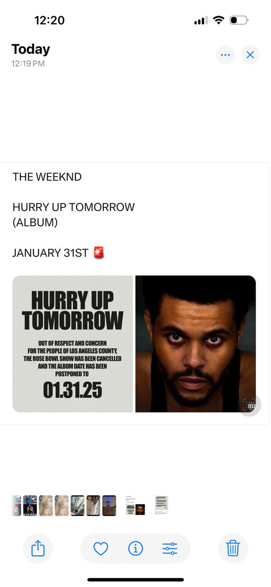 SouthernPlug's tweet image. The Weeknd January 31st