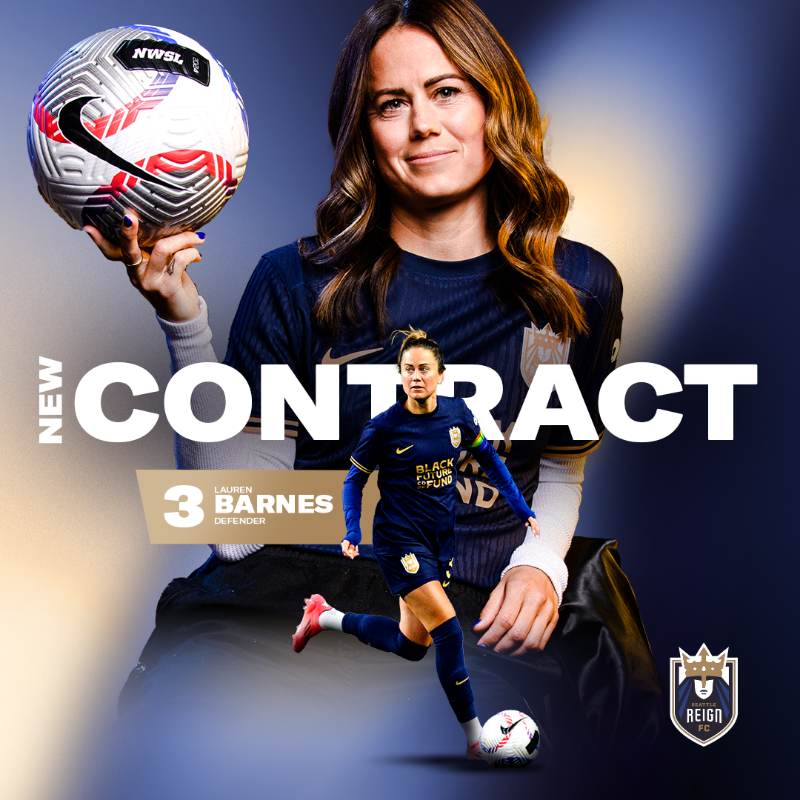 reignfc's tweet photo. Our No. 3 is back for more! 😤

Seattle Reign FC Original Lauren Barnes Signs New Contract