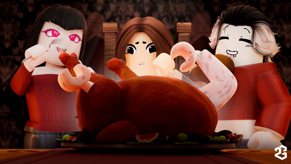 2g_designs's tweet photo. A SCARY THANKSGIVING DAY! 🍗🩸

If you want to get an GFX like this, contact me!🛒

Likes 👍 and RT 🔁 are so higly apreciated!😍
#Roblox | #RobloxDev | #RobloxGFX | #RobloxArt | #RobloxDevs | #RobloxArtCommissions | #RobloxThumbnail | #Thumbnail https://t.co/oavBqwLd1o