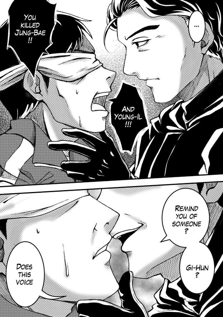BladeKimi's tweet photo. Nunca me imagine que empesaria a emparejar personajes que actuan actores como en este caso me ocurrio con el Juego del Calamar con el personaje Young-IL y Gi Hun me atrapo el fandom de esta pareja y hora me volvi  una fans más de esta pareja.(+) https://t.co/BOPtHvF5yC