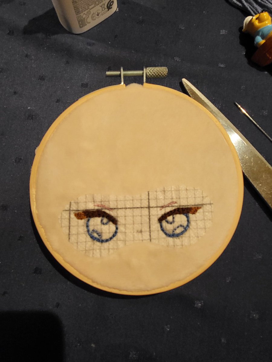 Sir_LotsToSay's tweet photo. Okay I am not made for embroidery got it 😔 idk what to do now... https://t.co/aeHjjO8QUP