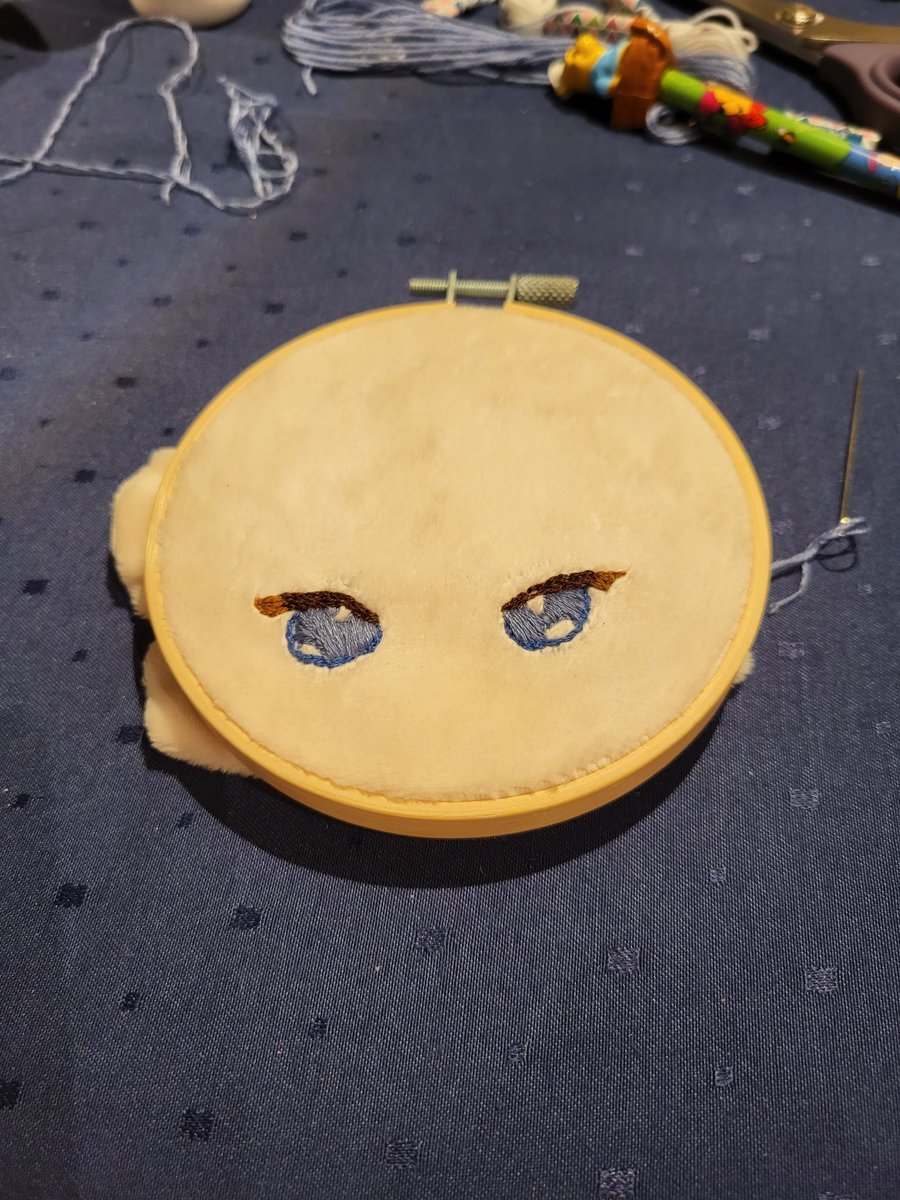 Sir_LotsToSay's tweet photo. Okay I am not made for embroidery got it 😔 idk what to do now... https://t.co/aeHjjO8QUP