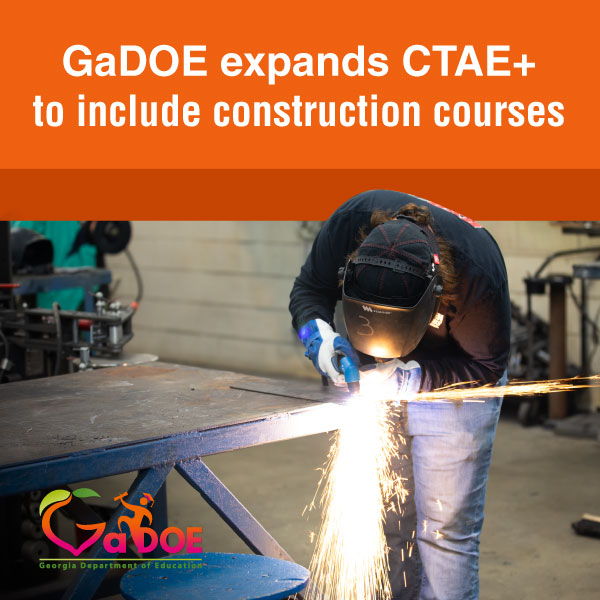 georgiadeptofed's tweet photo. GaDOE is expanding its CTAE+ initiative – which ensures GA students receive credit toward math, science, and ELA graduation requirements when they complete Career Pathways with math-, science, and ELA-heavy courses – to include construction Pathways.
More: https://t.co/QA9EILg8e9 https://t.co/sDUc90CANY