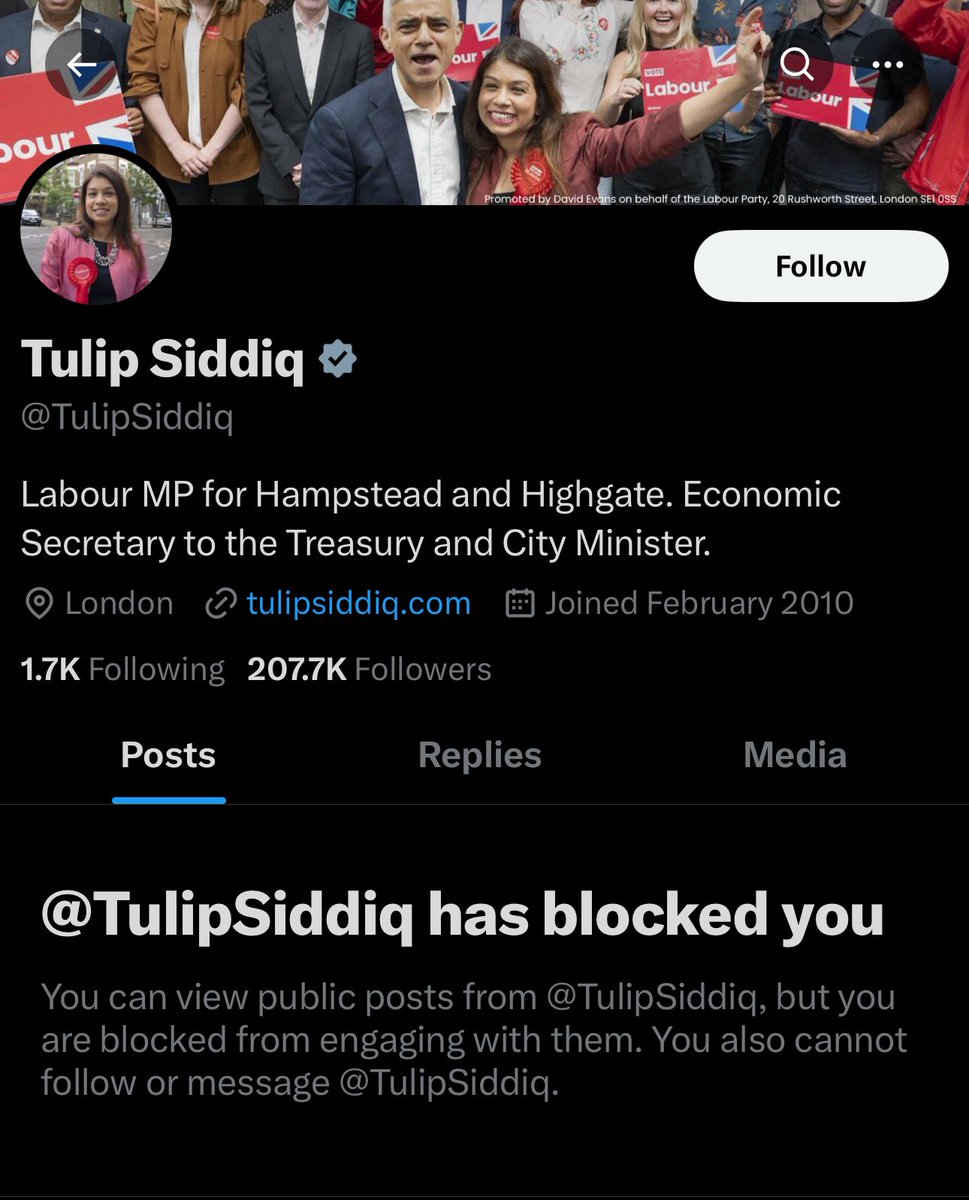 ZulkarnainSaer's tweet photo. Oh Tulip why block me? Did my byline on @thetimes offend you in anyway, sorry darling 🤡 https://t.co/1hzwCgpGoV
