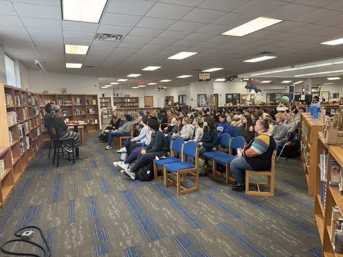 Super cool to hear from local author Fernando A. Flores today! Our students really appreciated hearing from the author of the book they’ve been reading!