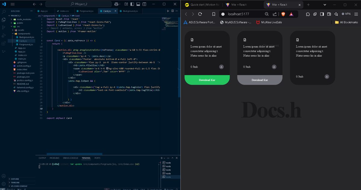 Nitaj333's tweet photo. 🚀 Day 13 of #AdvancedFrontend
React progress-
1️⃣ use effect, use ref, use state
2️⃣ using cursor ai integrated with vs code(highly recommended) 
3️⃣ two way binding, conditions rendering

#30DaysOfCode #connect #React  #nextj  #webdev https://t.co/puwWhNxGeN