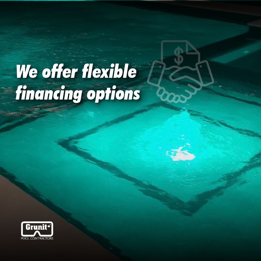 PoolsGrunit's tweet photo. At Grunit Pool Contractors, we believe everyone deserves the pool of their dreams. That’s why we offer flexible financing options to make it happen.
📞 Contact us today or visit https://t.co/aqZVu1IdUU to learn more about our financing options. https://t.co/c5WnBg0V86