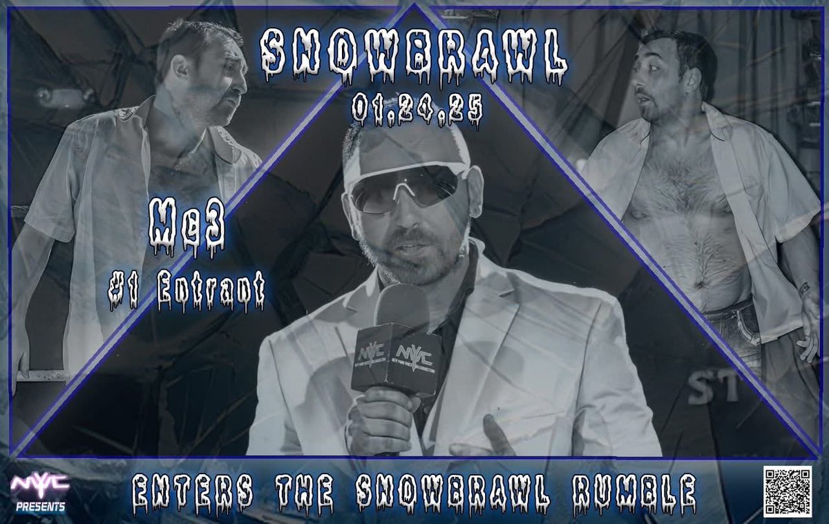 IllustriousMC3's tweet photo. Entering number 1 for the second time in the SWA Snowbrawl rumble. Get your tickets now @ShutUpAndWrestl  #wrestling #WrestlingCommunity  #SWA #WWE #AEW #NWA #TNA #NJPW https://t.co/4P1I0wgjpN