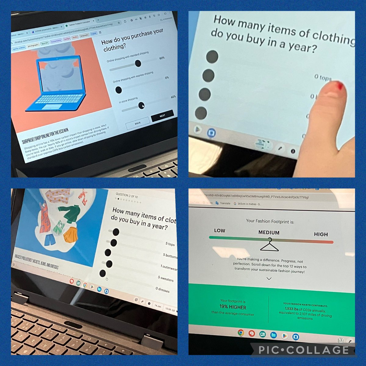 Mungret CC Home Ec (@mcchomeec) on Twitter photo TY students calculated their ‘Fashion Footprint’ today as part of their WWGS Fast Fashion project. #WorldWise_irl #fightfastfashion <a href="/mungretcc/">Mungret CC</a> TY students calculated their ‘Fashion Footprint’ today as part of their WWGS Fast Fashion project. #WorldWise_irl #fightfastfashion <a href="/mungretcc/">Mungret CC</a>