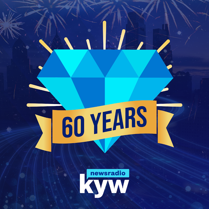 KYWNewsradio's tweet image. 60 never looked so good.
We’re so excited to celebrate a dazzling milestone: 2025 marks KYW Newsradio's 60th anniversary of bringing all the news that matters to you in Greater Philadelphia.