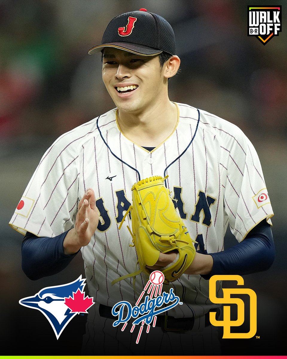 BRWalkoff's tweet photo. The Roki Sasaki sweepstakes are down to THREE teams 🍿

Where does he end up signing? https://t.co/LYVvTDdOYS