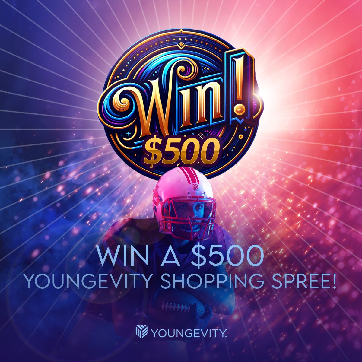 youngevity's tweet photo. Who wants to Win a $500 Youngevity Shopping Spree?! 🙋‍♀️ Our BIG GAME GIVEAWAY is back again! 🏈 🏆 Enter now! https://t.co/kntSlkhzvi
#giveaway #sweepstakes #contest https://t.co/WxsTTx4GMU