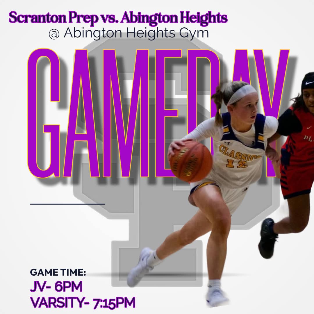 SPSGirlsBball's tweet image. GAMEDAY!!! Classics head up to Abington Heights tonight to play the Comets.
GAME TIME: JV 6PM  VARSITY 7:15PM 
Come out and cheer on the Classics! We appreciate your support! 💜💛🏀
#rollclassics #justusclassics #thegamehonorstoughness