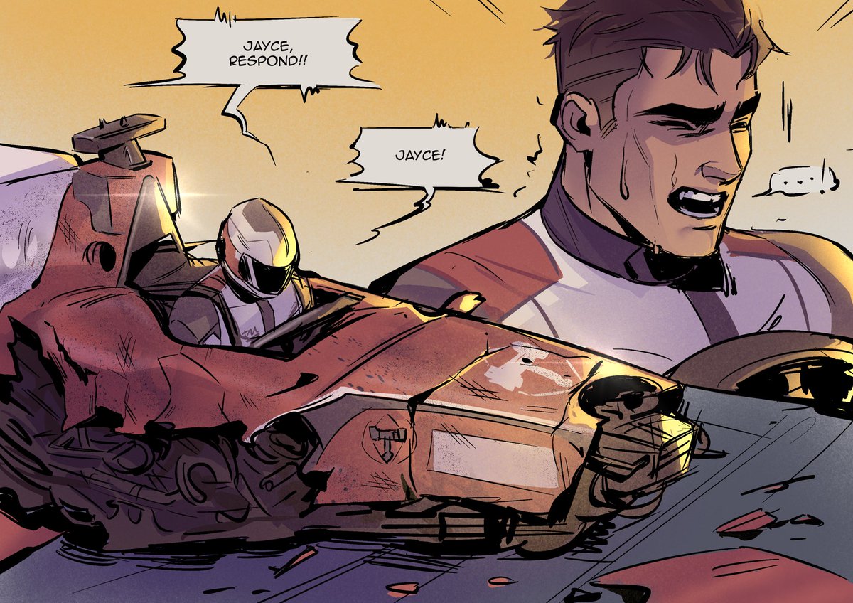 Ankkhell's tweet photo. #jayvik #vikjayce

Arcane Race / F1 / cars Au (i haven’t forgot)

This scene is based on the fic from @Ceriseriah  if you haven’t read it, you should!!
Viktor worried about Jayce lives rent free in my mind

https://t.co/E47vGqzyTw https://t.co/r4AKaLFYDS