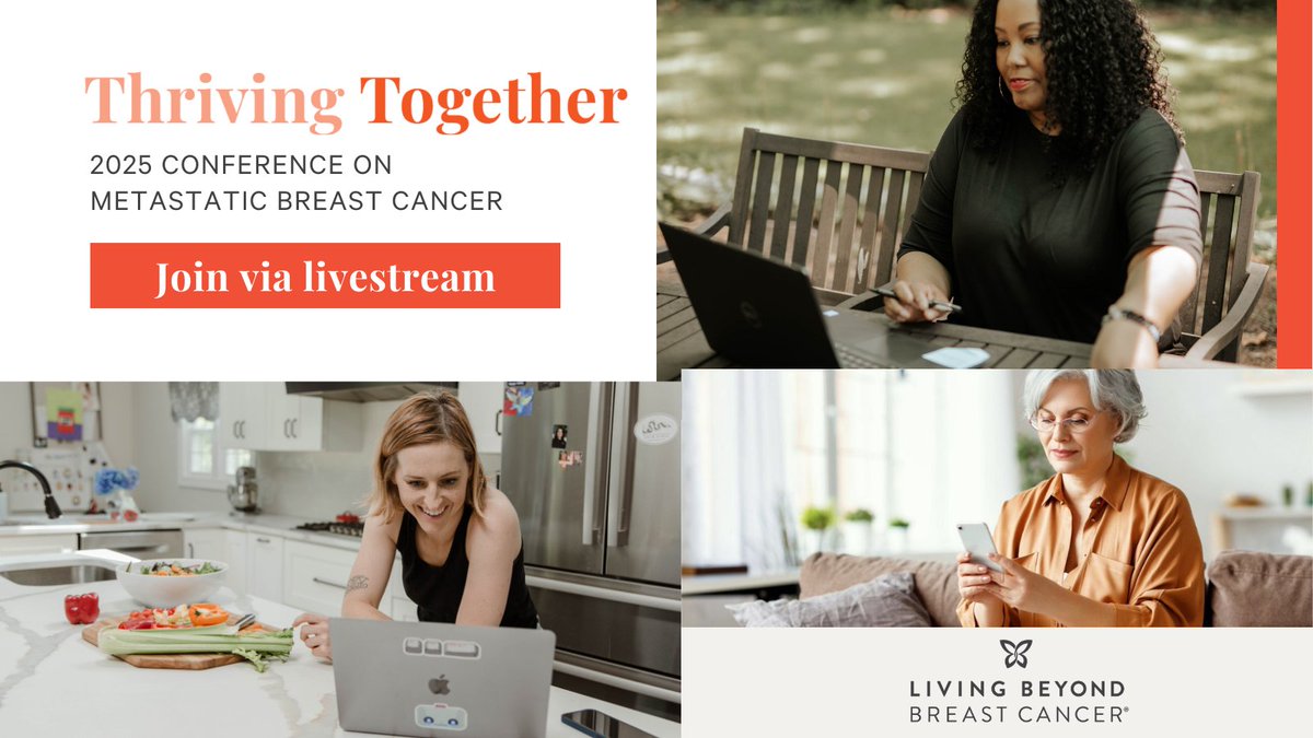 Unable to attend our 2025 Conference on #Metastatic Breast Cancer in Philadelphia? Be sure to join us virtually for the keynote conference sessions and to connect with others impacted by MBC. Registration for livestream access is now open: bit.ly/41rdZp8 #LBBCMetsConf
