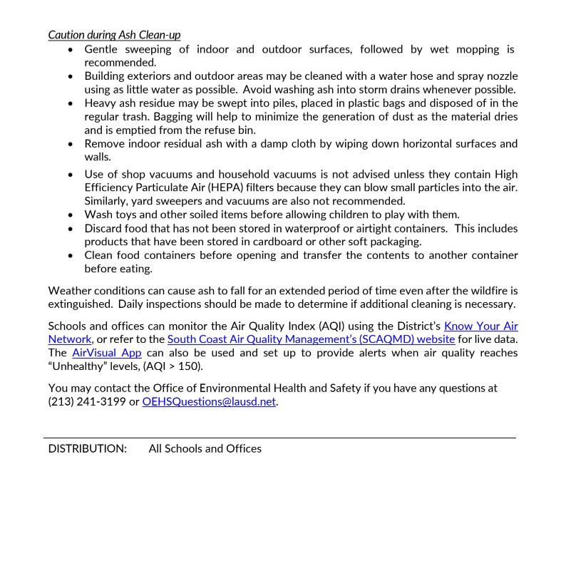 LA's BEST (@lasbest) on Twitter photo Stay informed and safe during wildfire events. LA's BEST shares this Safety Alert from the Office of Environmental Health & Safety to help schools and families minimize risks from wildfire ash. Together, we can protect our health and wellbeing. Stay informed and safe during wildfire events. LA's BEST shares this Safety Alert from the Office of Environmental Health & Safety to help schools and families minimize risks from wildfire ash. Together, we can protect our health and wellbeing.