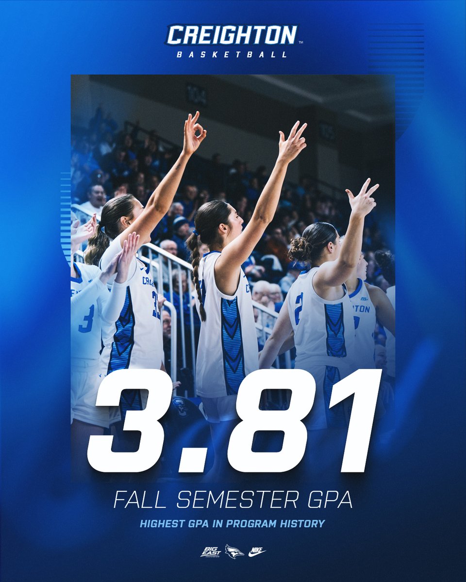 Our highest GPA in program history 🙌

#GoJays