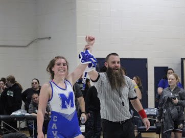 CoachBrainard's tweet photo. Great day of officiating at the first ever Lady Cougar Wrestling Invitational hosted by Delcastle. https://t.co/HDhHSZ53Yj