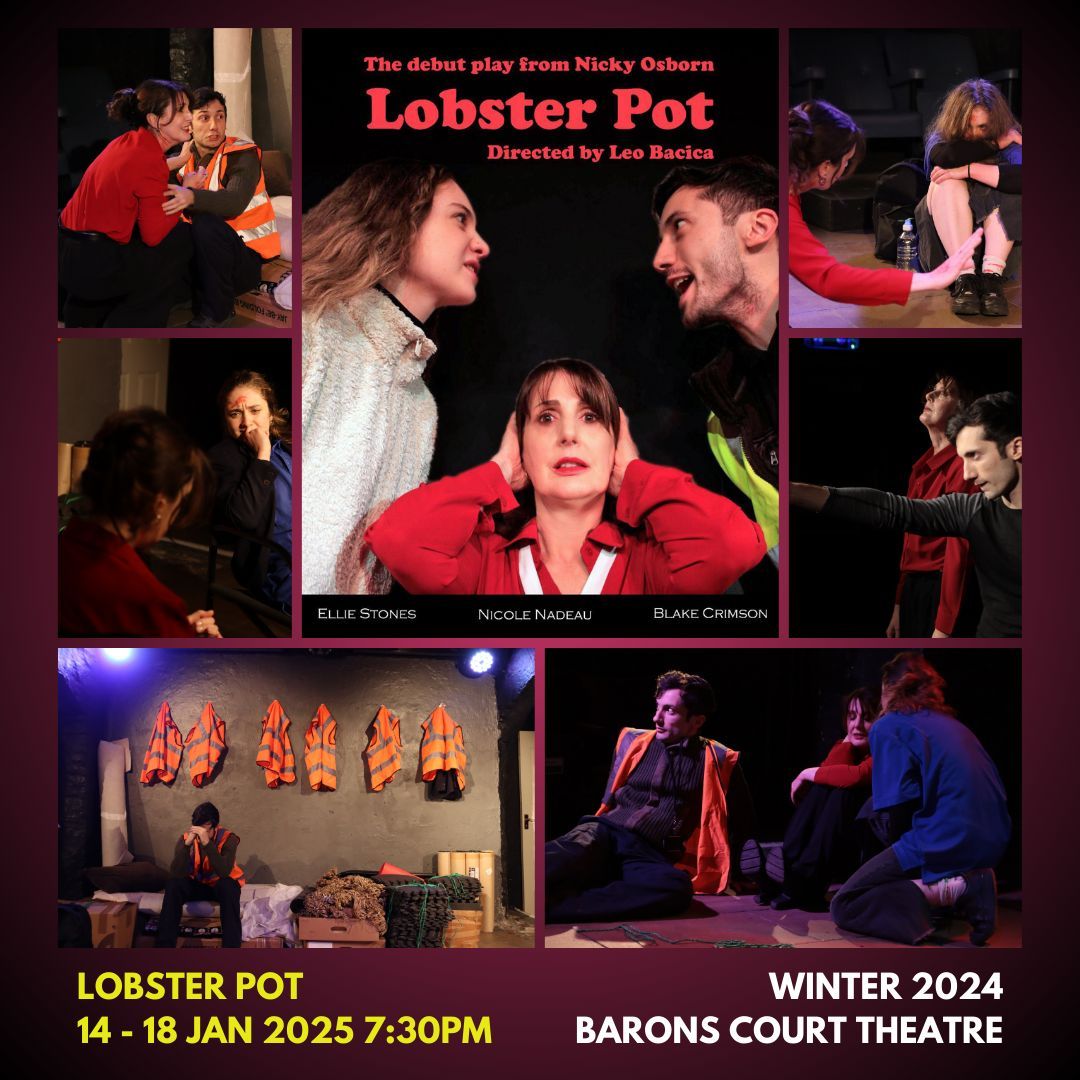 Happy Opening night to our first show of 2025!

Part thriller and part no-holds-barred examination of misogyny, trauma and forgiveness, Lobster Pot by Nicky Osborn is a rollercoaster of a play. 

Catch it this week tonight - Saturday at 7:30pm.

🎟️ buff.ly/3BXfd13