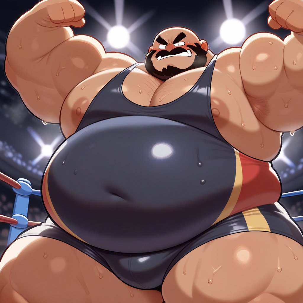 Bear_Monarch's tweet photo. Let's fight!

#bara #wrestling https://t.co/5kLdvVqCE3