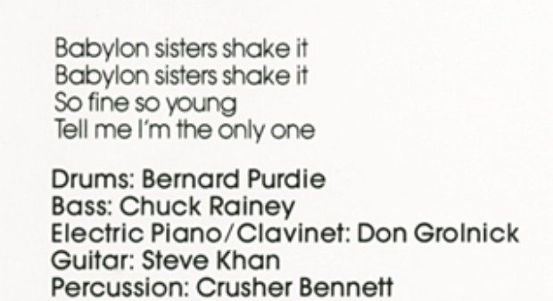 baddantakes's tweet image. new Gaucho Amigos episode is out, my guest was none other than the legendary drummer and national treasure Bernard "Pretty" Purdie
the man who drummed on "Home at Last," "Kid Charlemagne," "Babylon Sisters," and others talks all about collaborating with Steely Dan, enjoy!