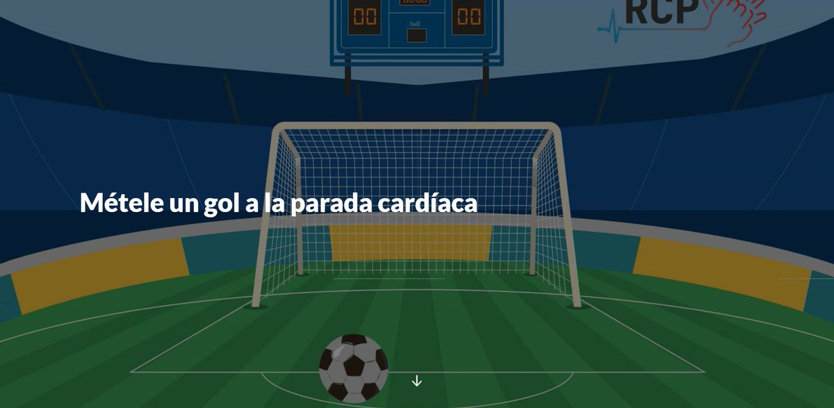 Métele un gol a la Parada Cardiaca. Felicitaciones a <a href="/SJD_RCP/">SJD RCP</a> lanza una página gratuita para aprender RCP,  dá un clic en el siguiente enlace
sjdrcp.com/16octubre/#/