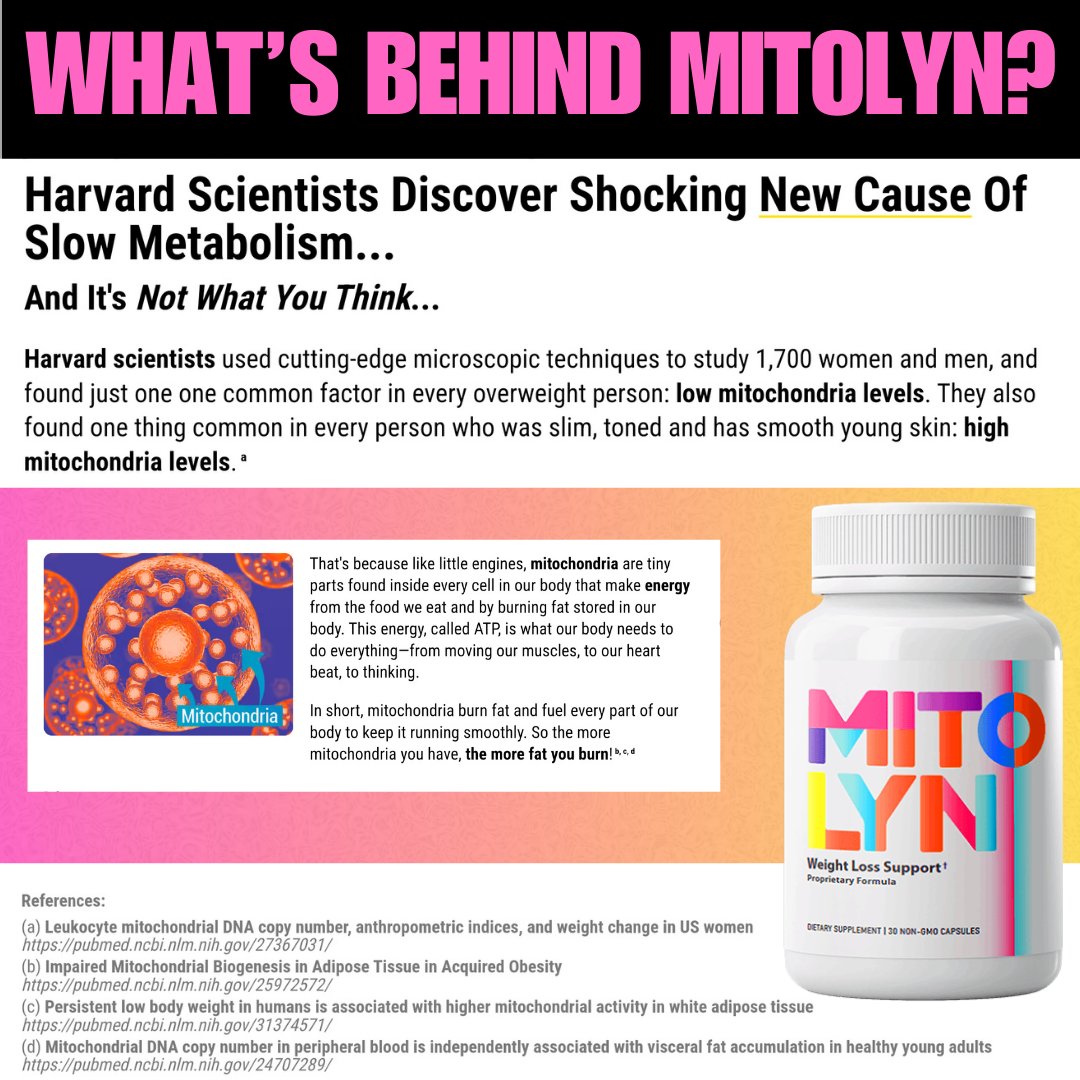 b5harmony's tweet photo. Harvard scientists reveal the key to faster metabolism: mitochondria! 🧬 Boost these fat-burning powerhouses with our natural supplement and unlock effective weight loss, better energy, and smoother skin. Ready to transform? Click the link to learn more! #WeightLoss #Health https://t.co/W2e5RY7qhk