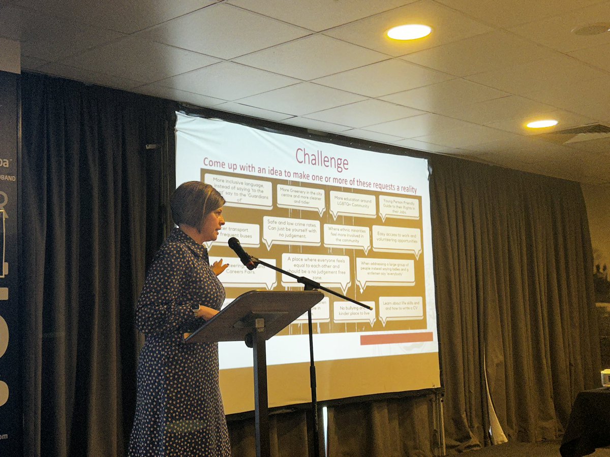 Today at the CYPF Staff Summit the Partnership &amp; Engagement Team had a stall showcasing their work including our campaign resources 🙌🤩

A highlight was sharing our Youth Voice video about the future!🌈🚀

“Young people are not just the future—they’re the present too!”💬