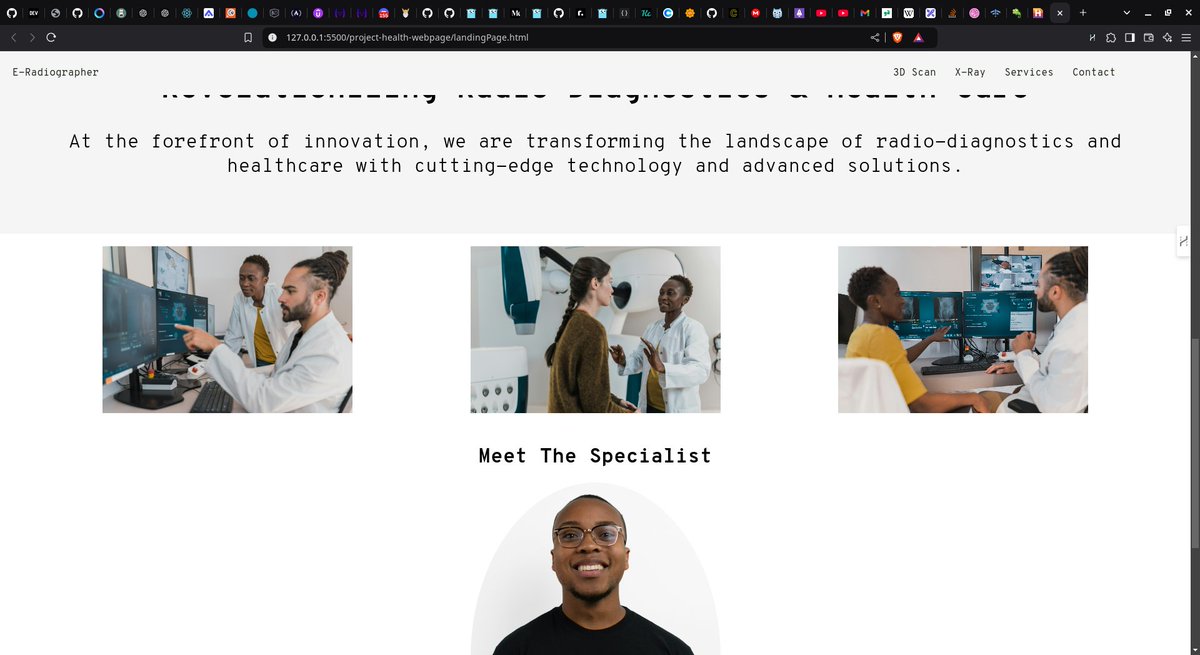 LawsonRedeye's tweet image. Day 72 of #100DaysOfGolang
Built a landing page for e-health (future real client, haha 😄.
Learned to use custom fonts with @ font-face:
💻 Laptop’s back, so dev continues on PC & mobile
🔜 Next up:
👉 Mobile responsiveness
👉 HTML SEO structure
70% great day, 100% productive!