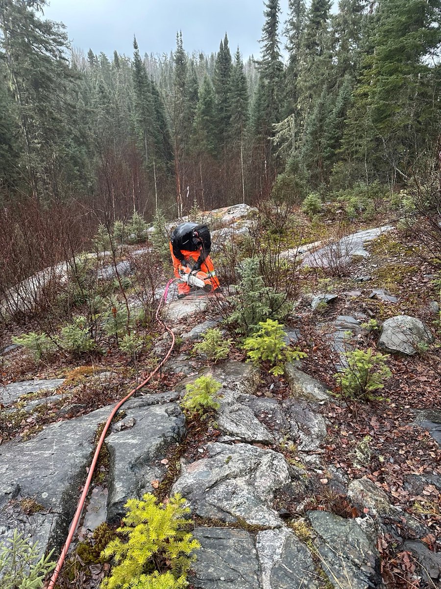 VoltaMetals's tweet photo. Discoveries at Dempster East Pegmatite elevate Volta Metals' ZigZag Project! Channel sampling confirms high-grade lithium (2.98% Li₂O), tantalum (457 ppm), cesium (1,970 ppm), and gallium (78.1 ppm). Exceptional discovery potential in NW Ontario. More: https://t.co/hVAA0PxYrW  $VLTA #LithiumExploration #CriticalMinerals #ZigZagProject