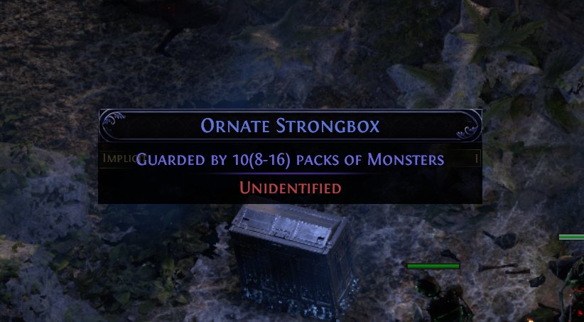 BulwarkBaron's tweet photo. 🚨 #POE2 Tip Alert! 🚨 Just discovered something crucial: Always identify Strongboxes before opening. They can have random effects, both good and bad. Don't miss out on this game-changer! #PSA #gamer #Steam #Gaming #tuesdayvibe #RPG #PathofExile2 #Xbox #PlayStation #loot https://t.co/7EQRFfrcFA