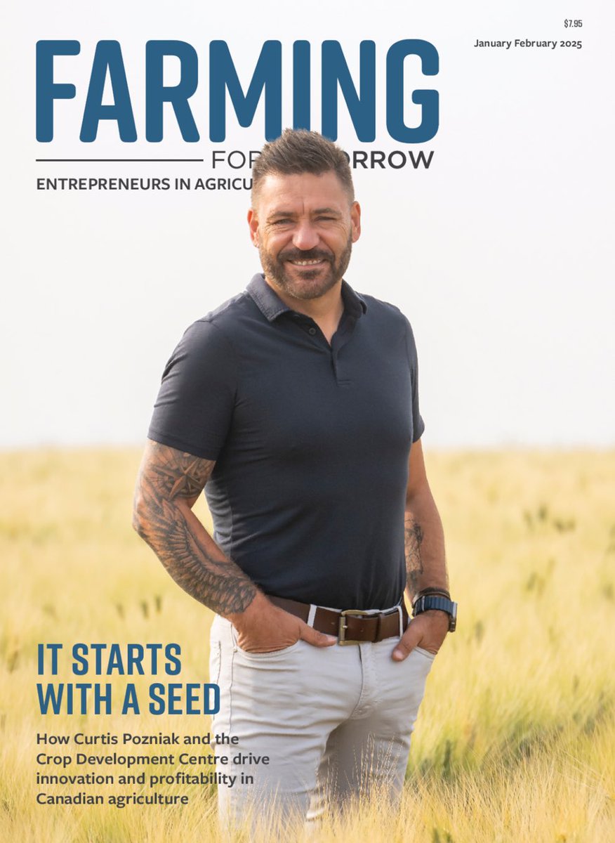 IT STARTS WITH A SEED - Read how the CDC brings choice and value to western Canadian producers - Farming For Tomorrow Jan/Feb 2025 issuu.com/farmingfortomo… via <a href="/issuu/">Issuu</a>