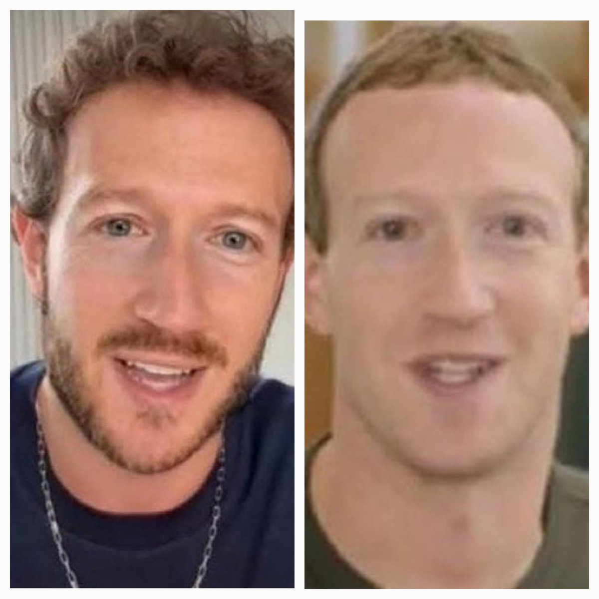Mudou bastante né. 🤭
Até ele aderiu a harmonização facial.
Algo de errado não está certo.