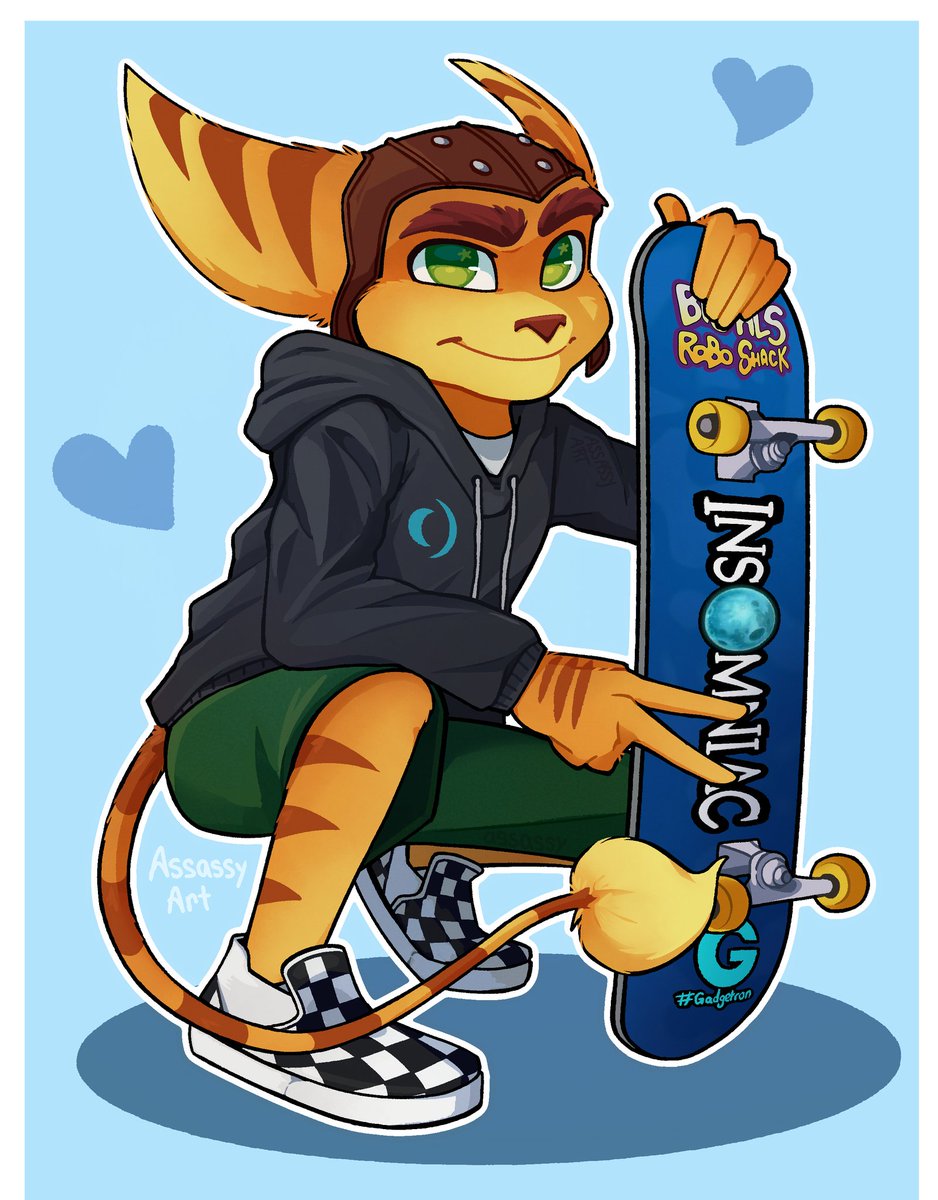 assassyart's tweet photo. he was a skater boy
#RatchetAndClank https://t.co/uB8K65qFqs