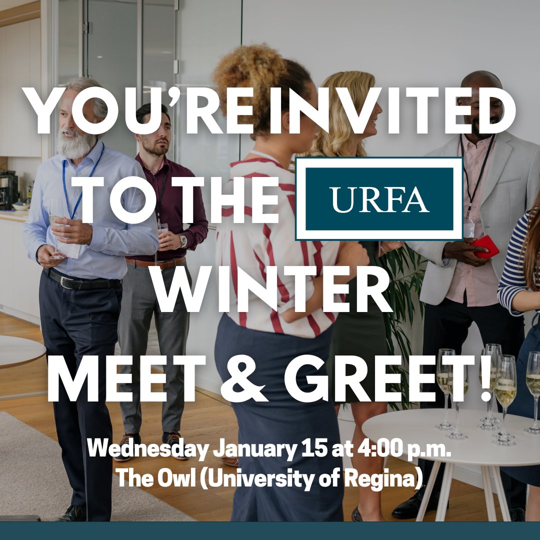 URFA members—will we see you tomorrow at the Winter Meet &amp; Greet? Drop by between 4:00-5:30 p.m. @ The Owl to meet your fel­low union mem­bers, con­nect with URFA’s pres­i­dent about issues that mat­ter to you, and min­gle with mem­bers of com­mit­tees. Food will be pro­vid­ed.