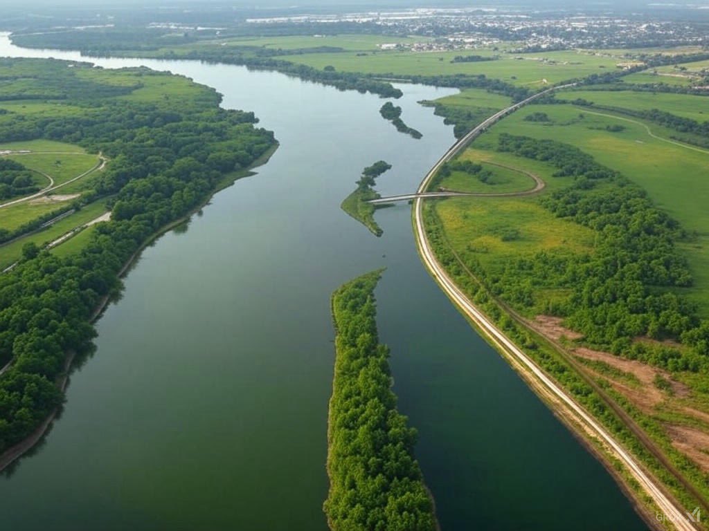 LiDAR maps river depths &amp; floodplains from the air, aiding water management. #LiDAR #WaterMapping