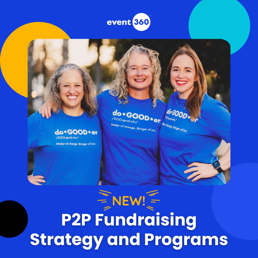 We are launching our new P2P Fundraising Strategy &amp; Programs services! The three experts on this team have been working together for two decades, helping nonprofits grow fundraising revenue and engage participants. Visit buff.ly/4gTpDhl for more info!