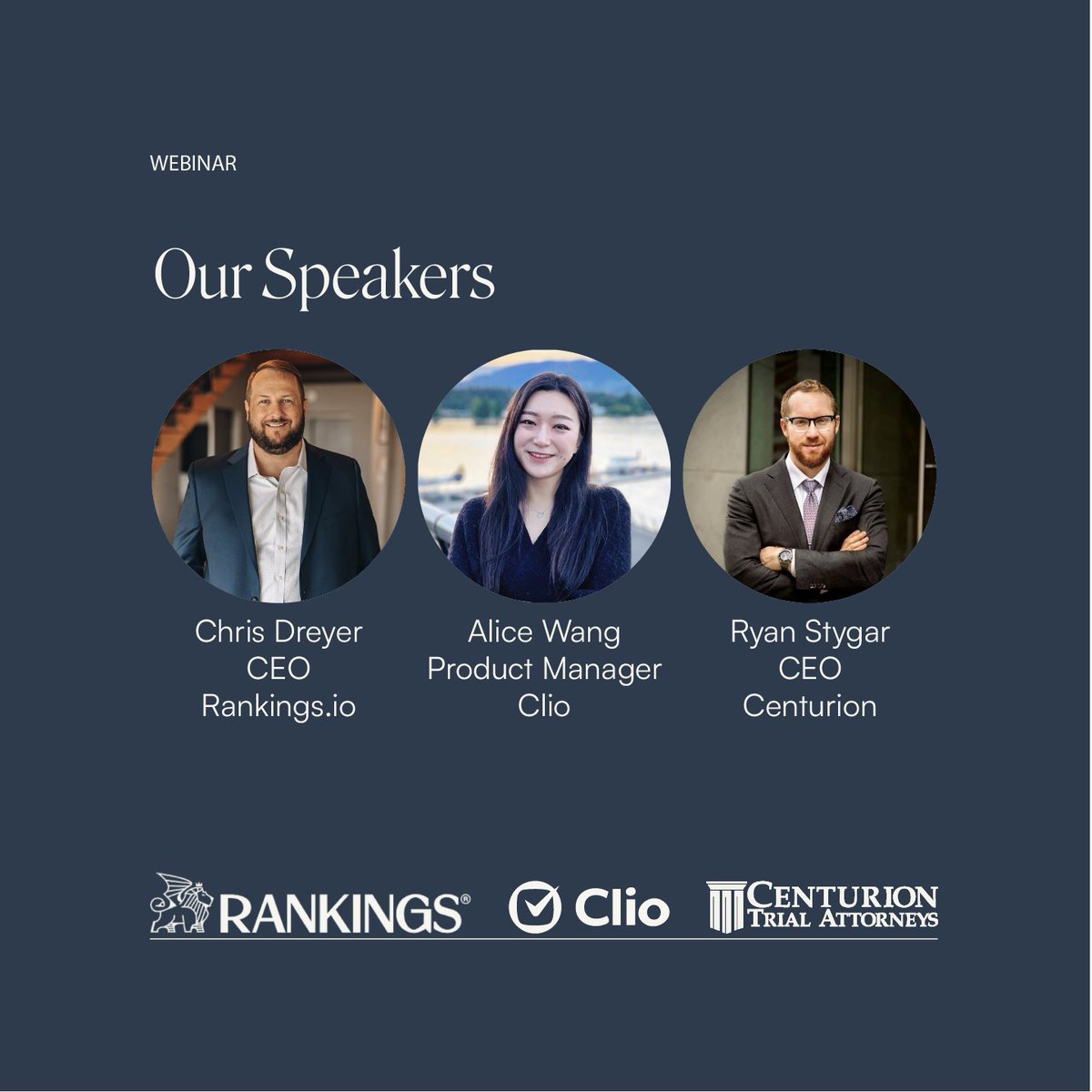 Trying to grow your law firm without a strong lead funnel is like trying to drive a car without an engine.

When it comes down to it, gaining clients is the activity you need to excel at in order to grow the funds that then grow your practice.

Join Chris Dreyer, Rankings, Alice