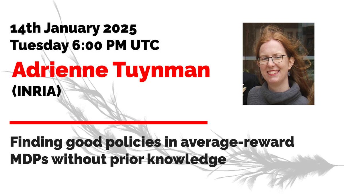 RLtheory's tweet image. Join us for Adrienne&apos;s presentation!