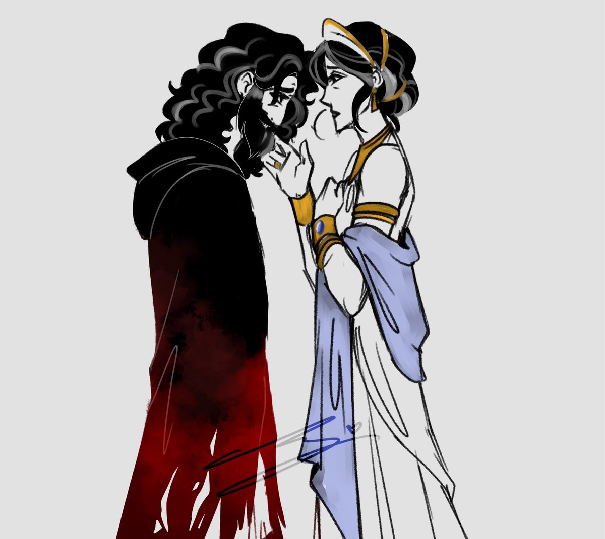 twsthluv's tweet photo. my sweet penelope and odysseus 
#odysseus #epicthemusical https://t.co/jZ3Lbo4gyQ
