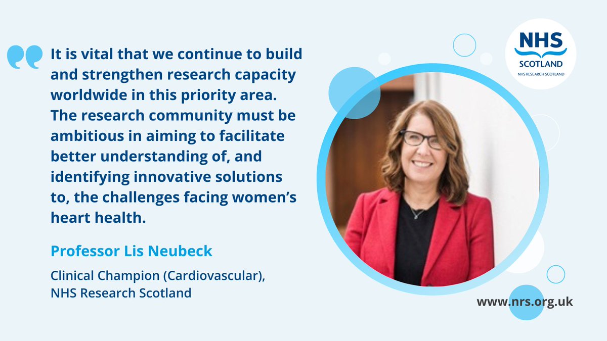 .<a href="/NRS_CVResearch/">NRS Cardiovascular Research Network</a> has described the GCRFF funding as “a major grant announcement” with up to £8 million being awarded over five years, and is urging researchers to get involved and help accelerate women’s cardiovascular research. <a href="/lisneubeck/">Prof Lis Neubeck</a> 

Apply now 🔗 nhsresearchscotland.org.uk/news/internati…