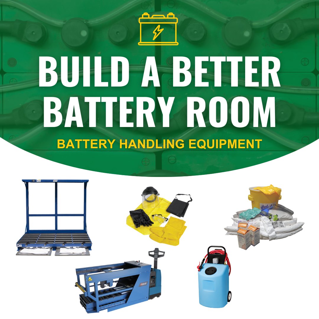 SolusGroupInc's tweet image. Build a better battery room with Solus Group. From forklift battery change-outs to safety and spill response equipment, we’re your one-stop shop for safer, more efficient battery handling. ow.ly/qIIM50UCAns

#BatteryHandling #BatteryStorage