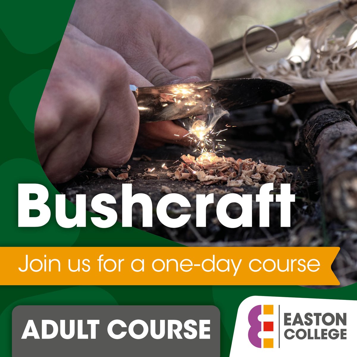 Dive into the world of survival skills 🏕️  🔥

Join us for a one-day Bushcraft course on Saturday 8th March at 9.30am 🌲

Visit our website to find out more: ow.ly/vhqU50UFl3b