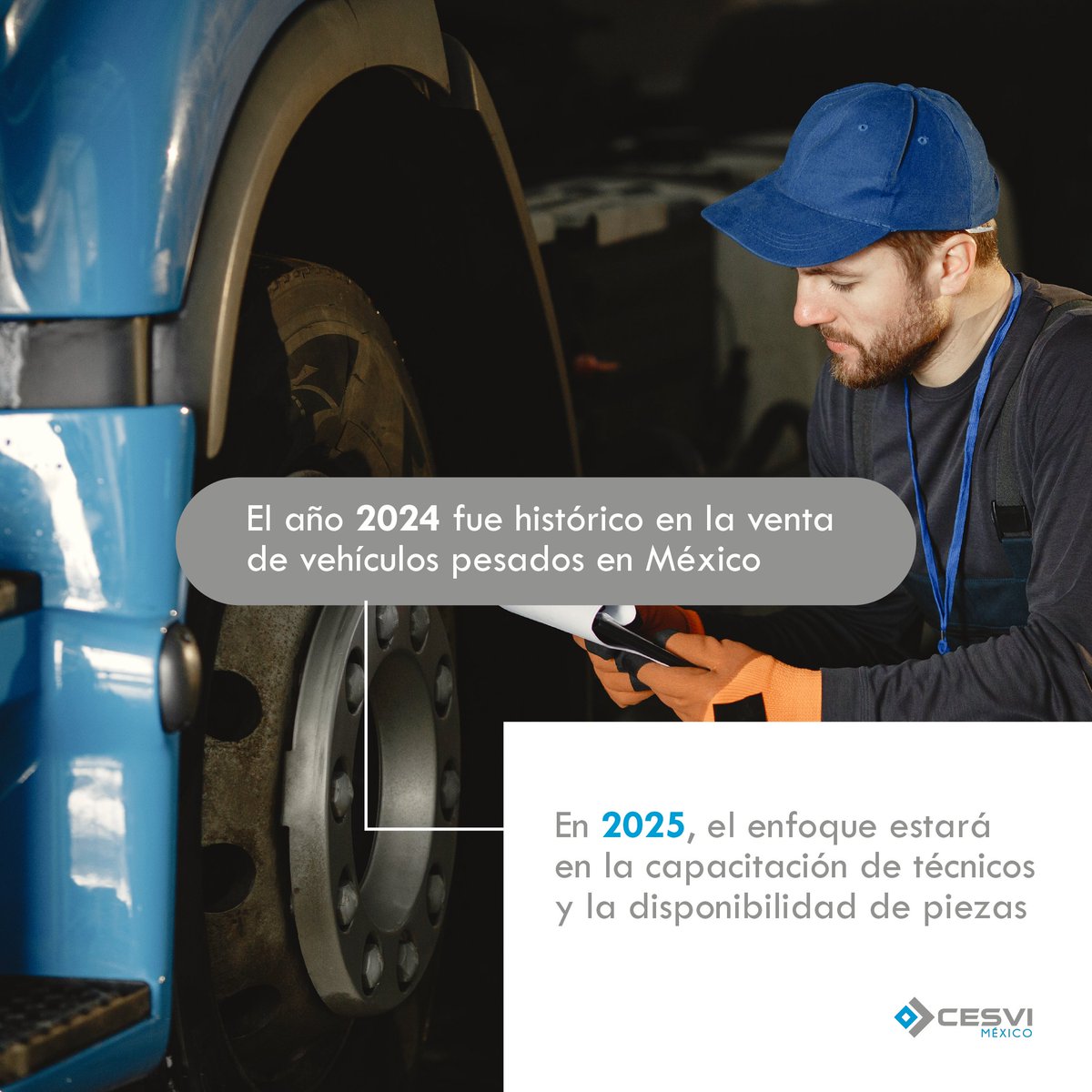 Reparación y Mantenimiento de Vehículos Pesados
🚛 Este crecimiento también subraya la importancia de un mantenimiento adecuado.

🛠️ CESVI MÉXICO ofrece capacitación especializada en reparación de colisión de equipo pesado para talleres
bit.ly/WACESVIMÉXICO