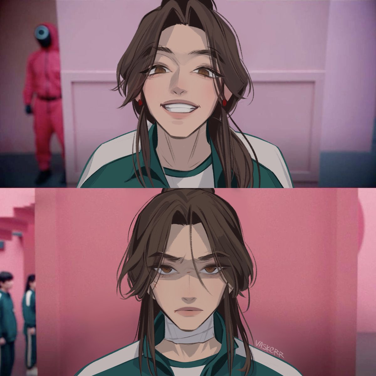 vskerr's tweet photo. love this trend 

#tgcf #xielian #squidgame https://t.co/TKXgjzY5A2