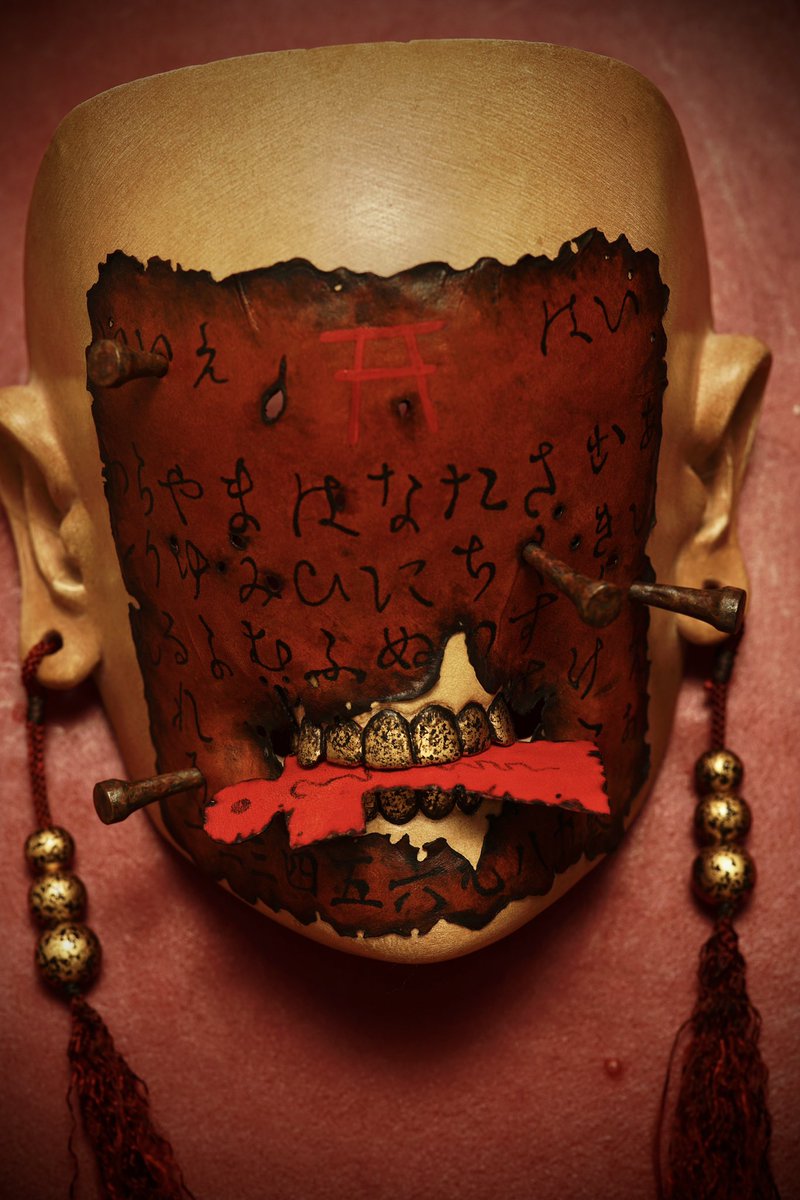 masksmith00's tweet photo. I am Masksmith, making a living from mask-making in Japan. I create works based on Japanese folktales, ghost stories, and legends using cowhide as my base.
 #PortfolioDay https://t.co/1I65shU8X2