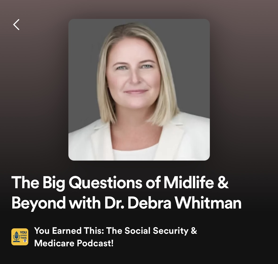 How long will I live? Will I be healthy? Will I lose my memory?  Will I have enough money? These are questions that Dr. Debra Whitman of <a href="/AARP/">AARP</a> addresses in her new book about life after 50!  She shares amazing insights in this week's episode of our podcast. LISTEN HERE:::